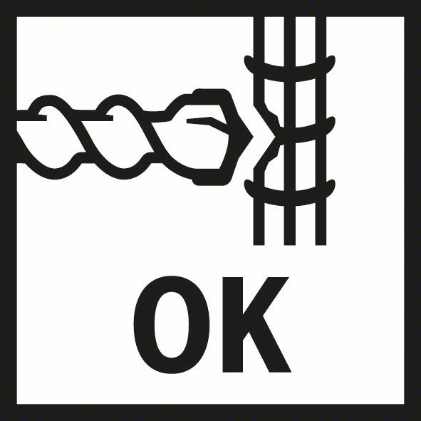 Hamer burgija SDS plus-5X Bosch 2608833901, 8 x 200 x 260 mm, 1 komad (2608833901.)